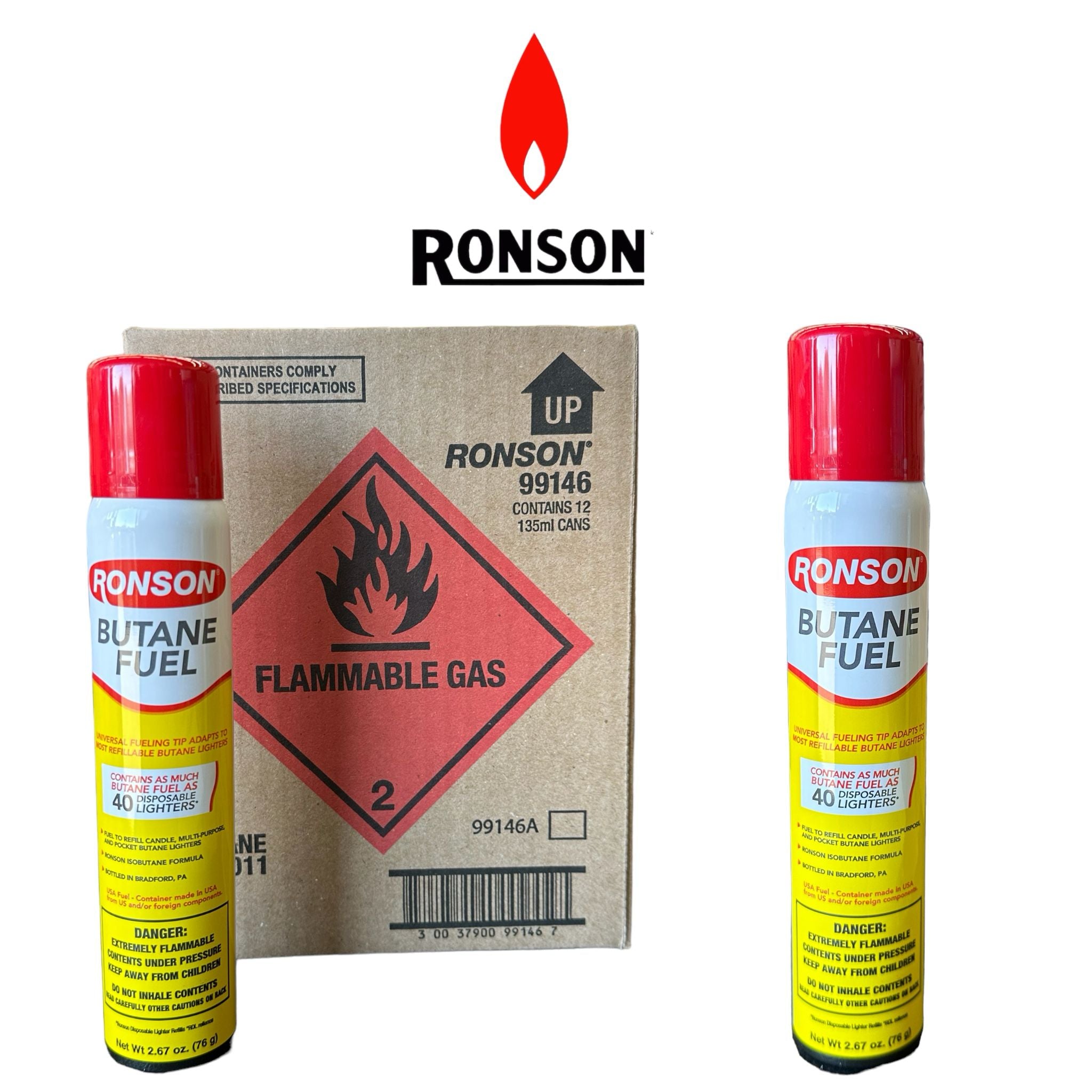 Gas Butano Ronson para Encendedores 300 ml