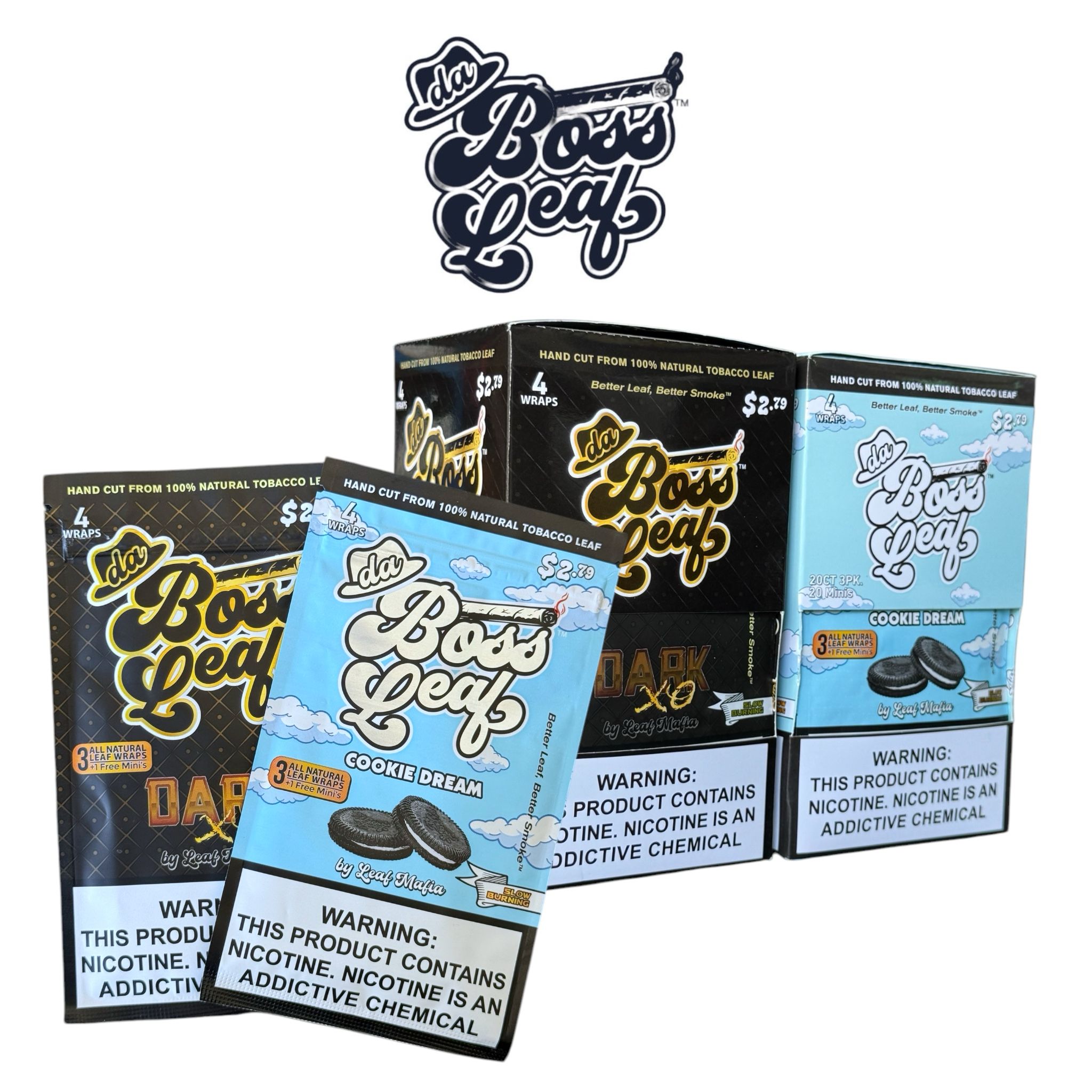 Da Boss 2.79 Leaf 3+1pk-20ct | SoCAL Distro LLC