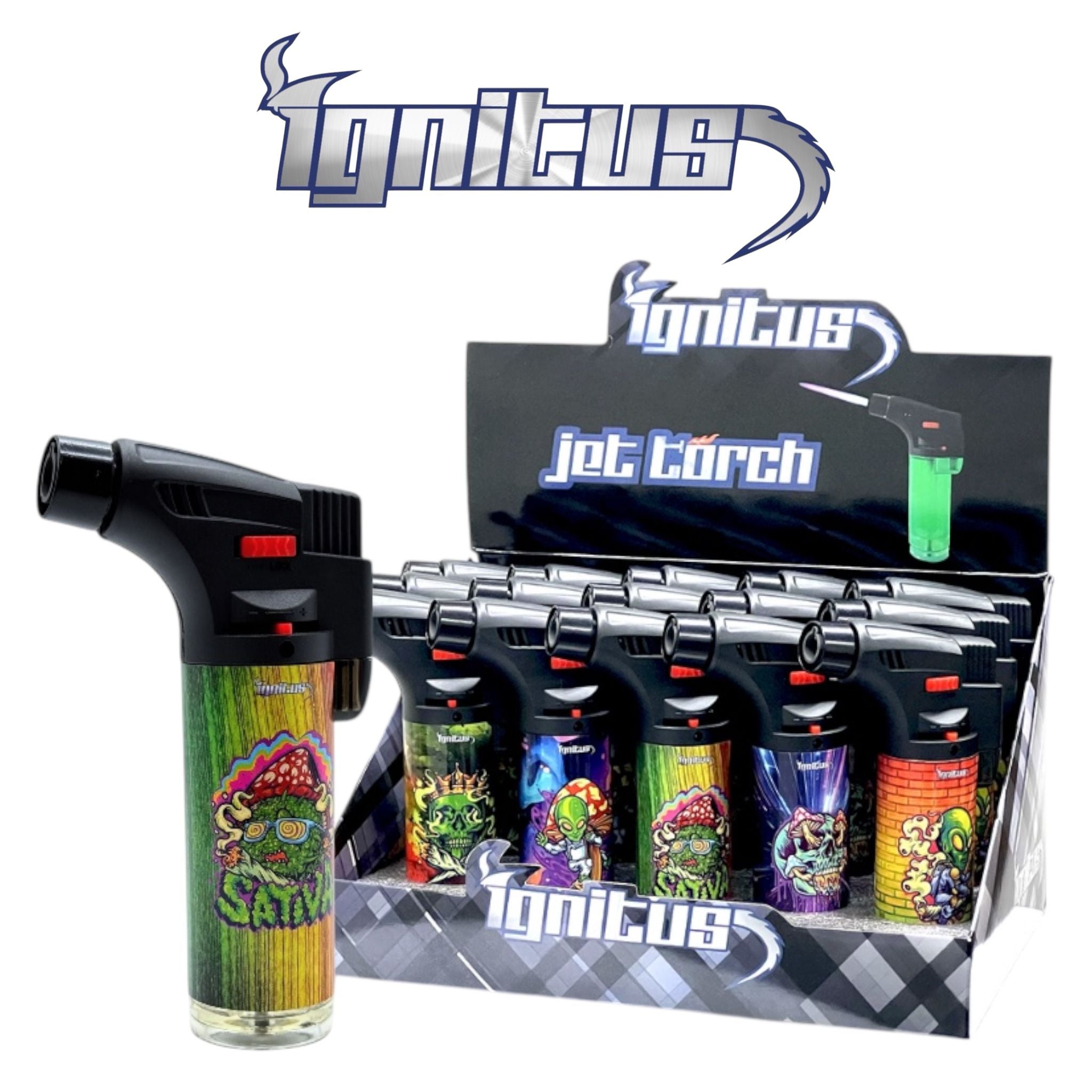 CIGARETTES リチャード・クライン Ignitus Jet Torch JT04 Weedy Wrapped-15ct