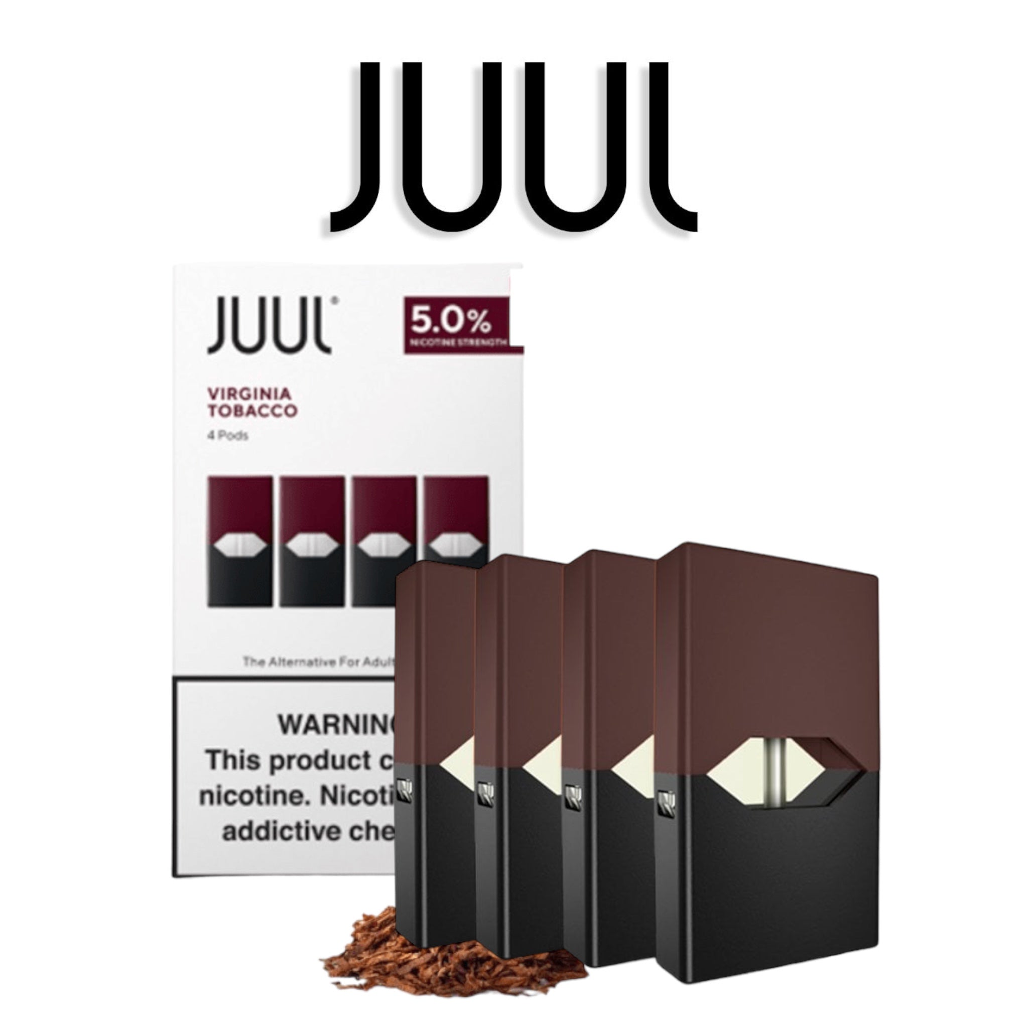 JUUL Authentic Pods 4 pack- Display of 8 JUUL Authentic Pods 4 pack- Display of 8