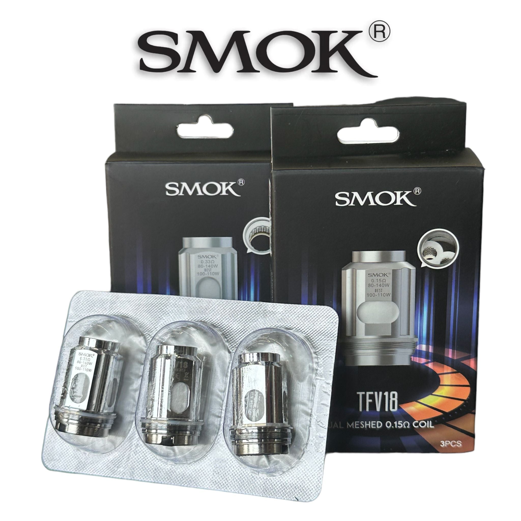 smok tfv18 coils Smok TFV18 Replacement Coils-3 pack
