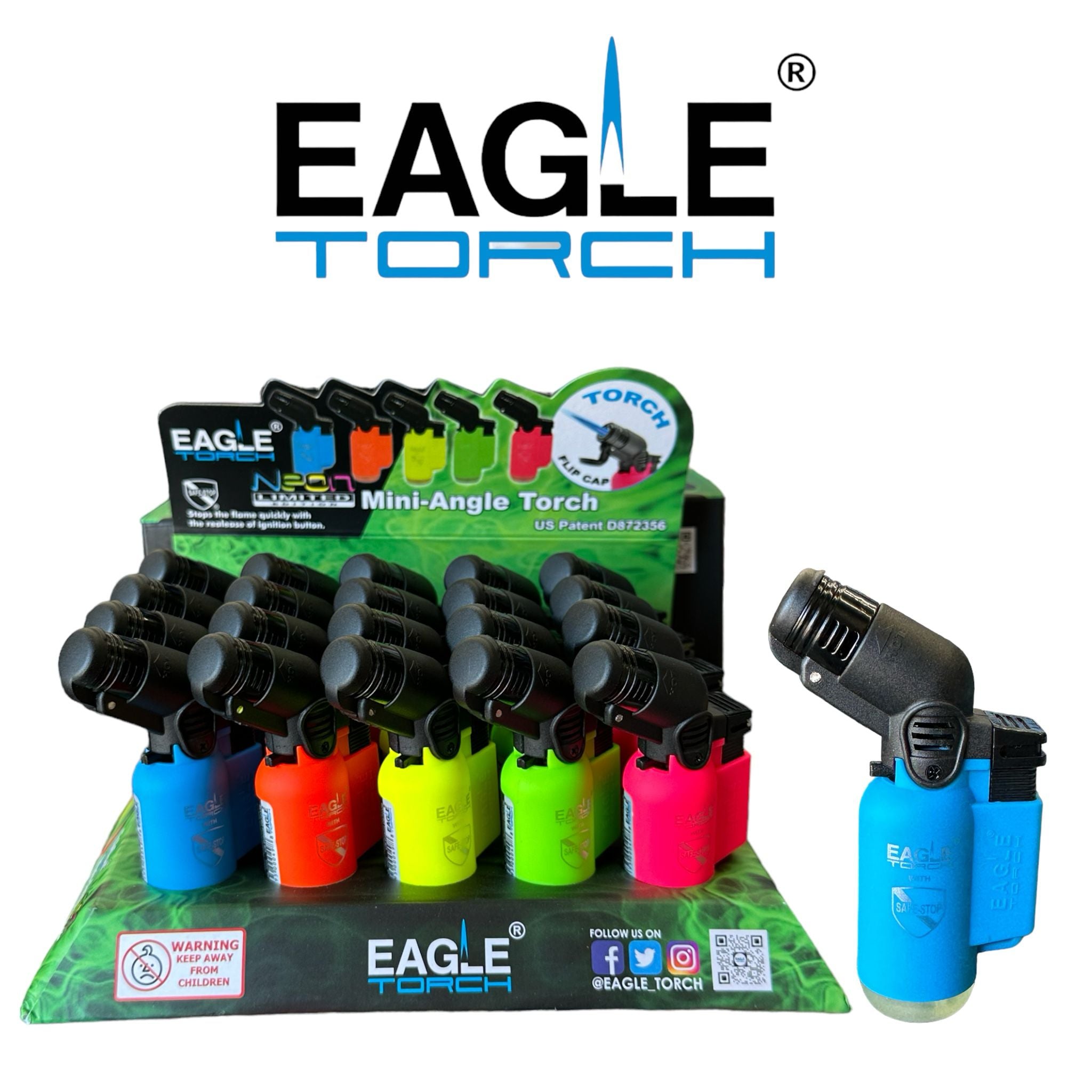 にいやん EAGLE PRODUCTS クッカー Eagle Torch Mini-Angle Torch Lighter Windproof Refillable
