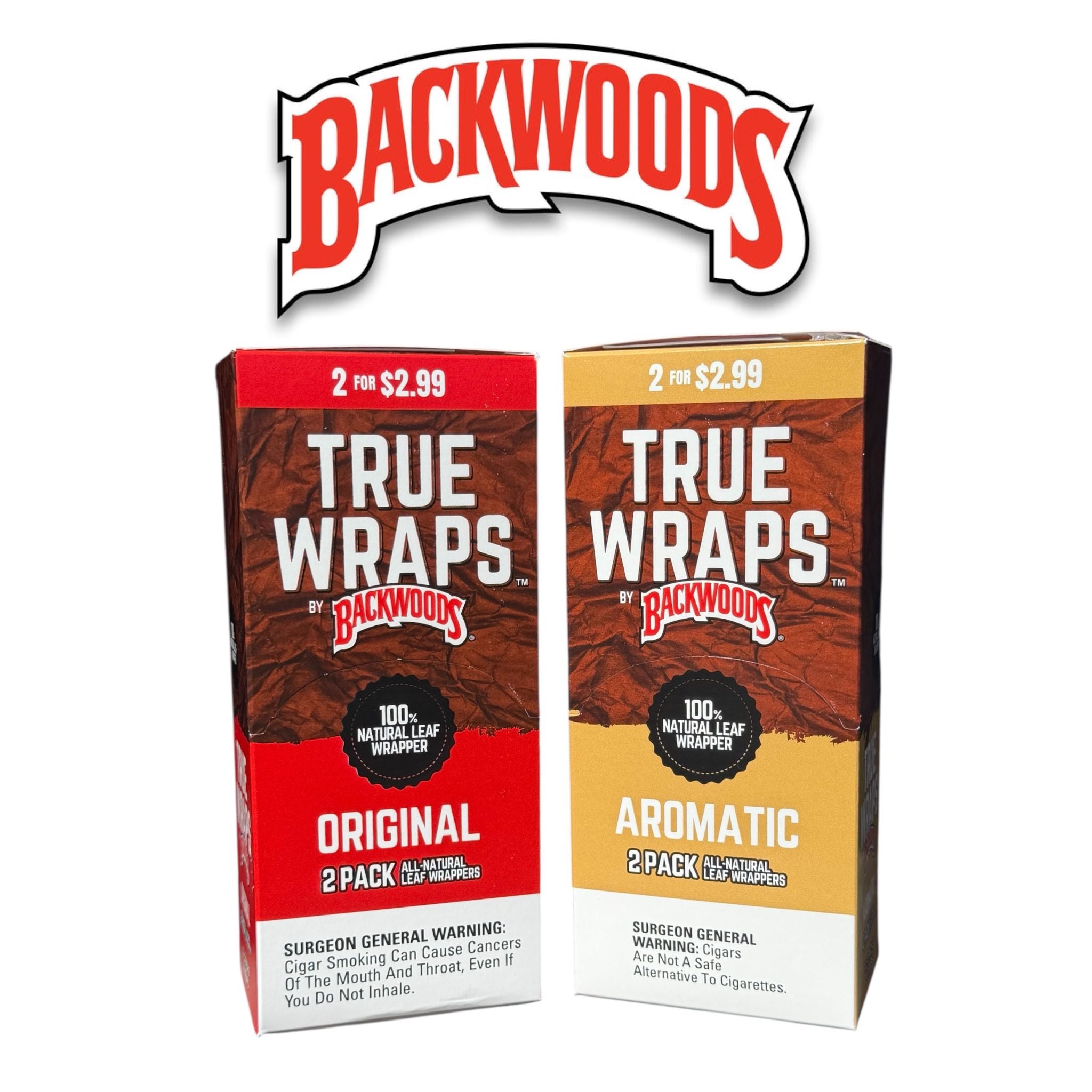 how much tobacco is in a backwood wrap Backwoods True Wraps 2.99 2pk-12ct