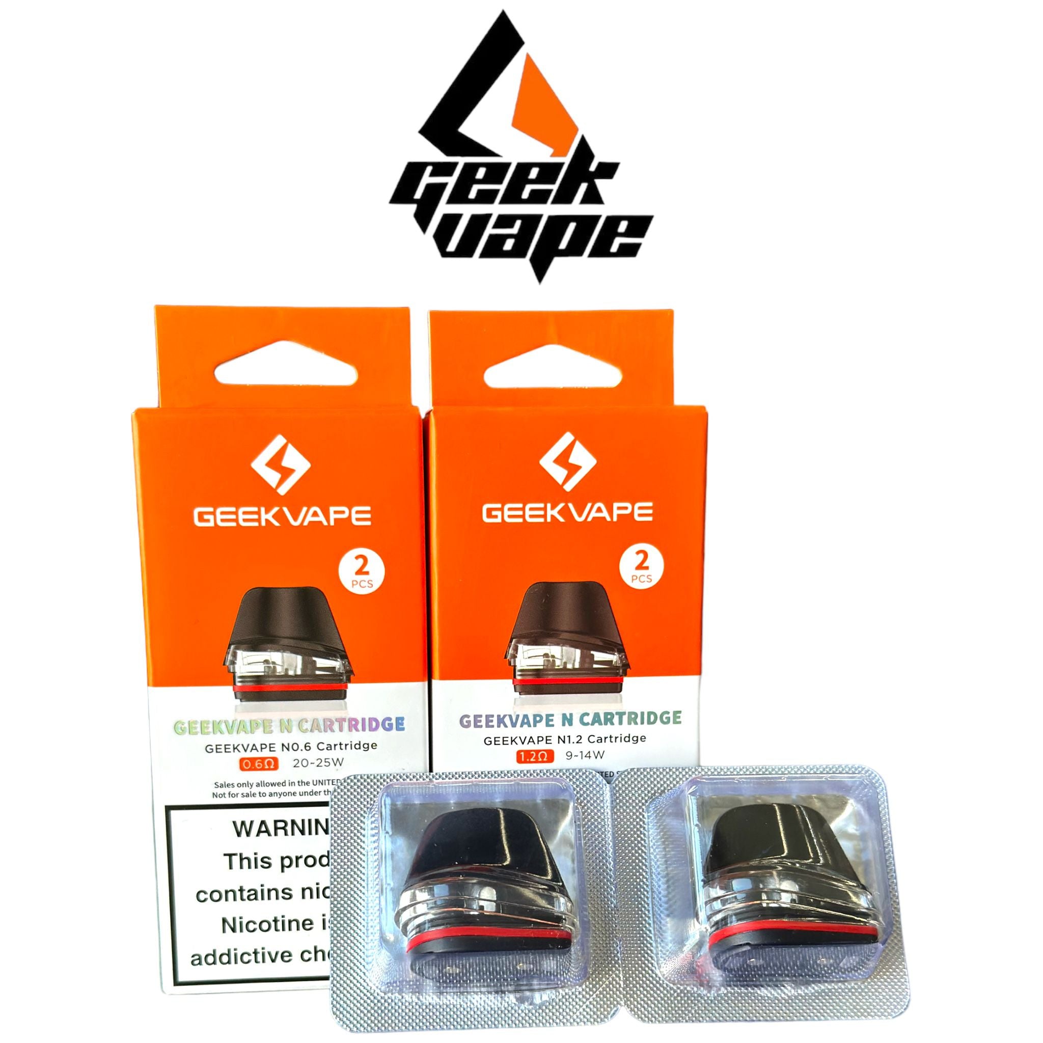 elf bar vape uk Geekvape N Cartridge Replacement Pods -2pcs