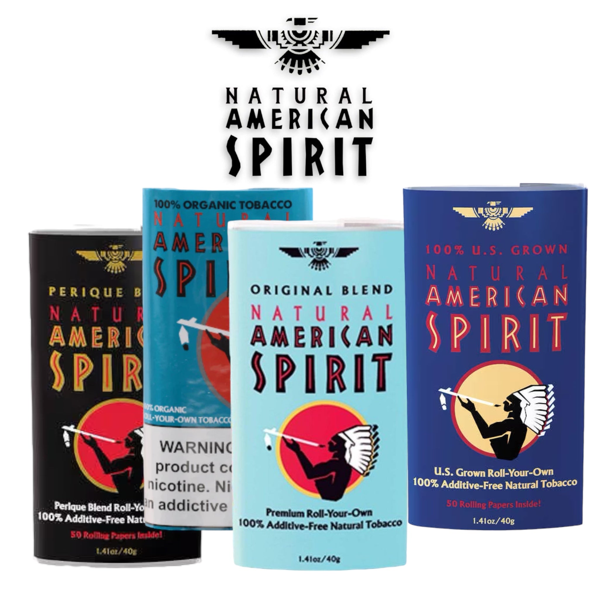 AMERICAN SPIRITページ American Spirit Pipe Tobacco Pouch 1.4oz- 6ct