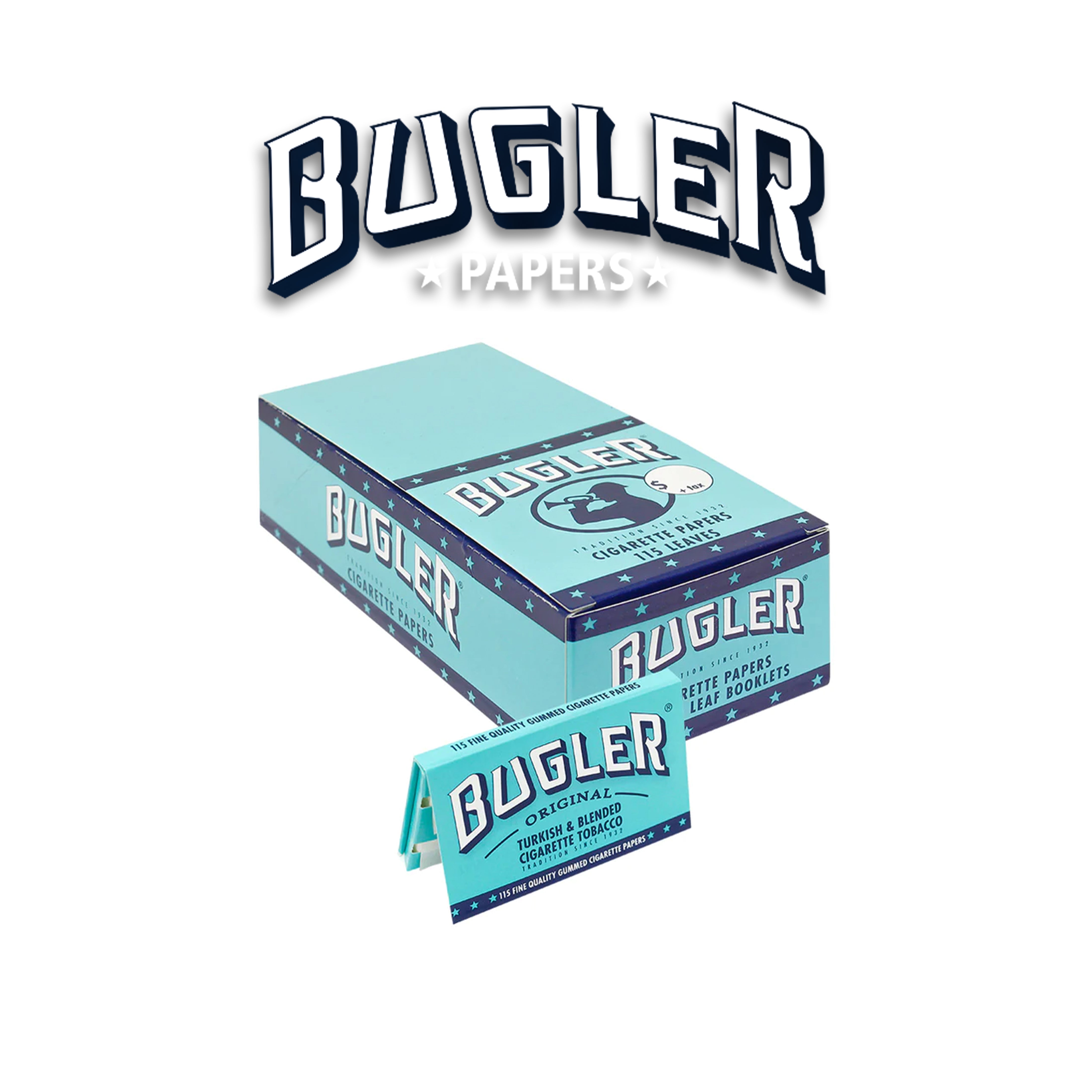 Bugler Rolling Paper Original Wide- 24 Pack | SoCAL Distro LLC