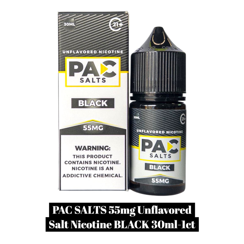 PAC Salts Unflavored Salt Nicotine 55mg - 30ml PAC Salts Unflavored Salt Nicotine 55mg - 30ml