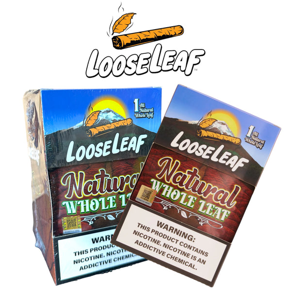 LooseLeaf WholeLeaf 1 pack Tobacco Wrap - Natural