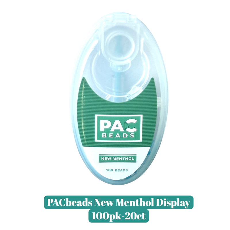 menthol cigarette beads PAC Beads Display 100pk- 20ct menthol cigarette beads PAC Beads Display 100pk- 20ct