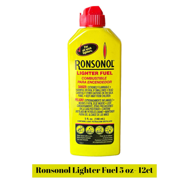 Ronsonol Lighter Fluid 5oz Can-12ct