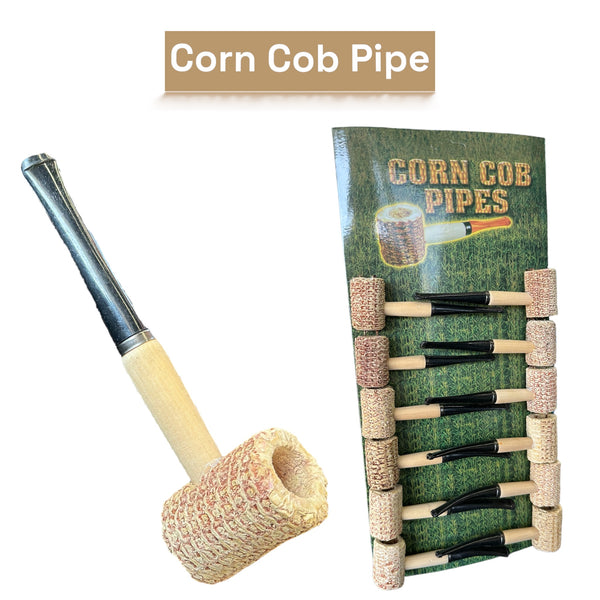 Corn Cob Pipes -12ct