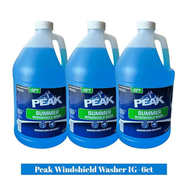 Peak Windshield Washer 1G- 6ct