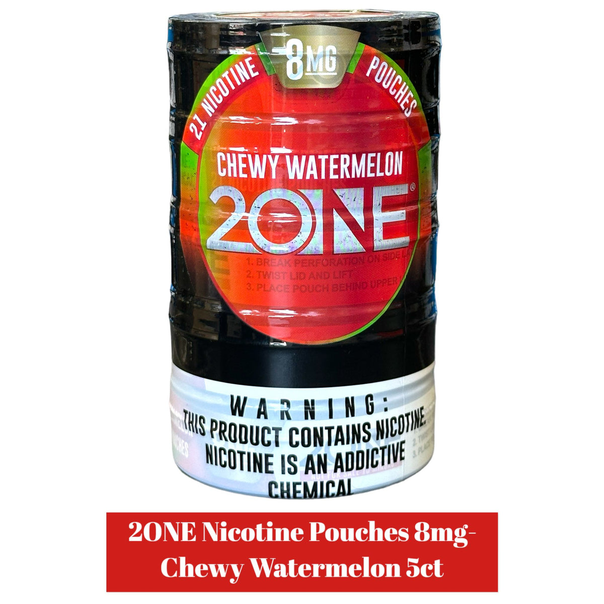 2ONE Nicotine Pouches 8mg -5ct
