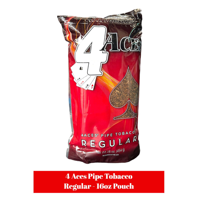 4 Aces Pipe Tobacco Regular - 16oz Pouch