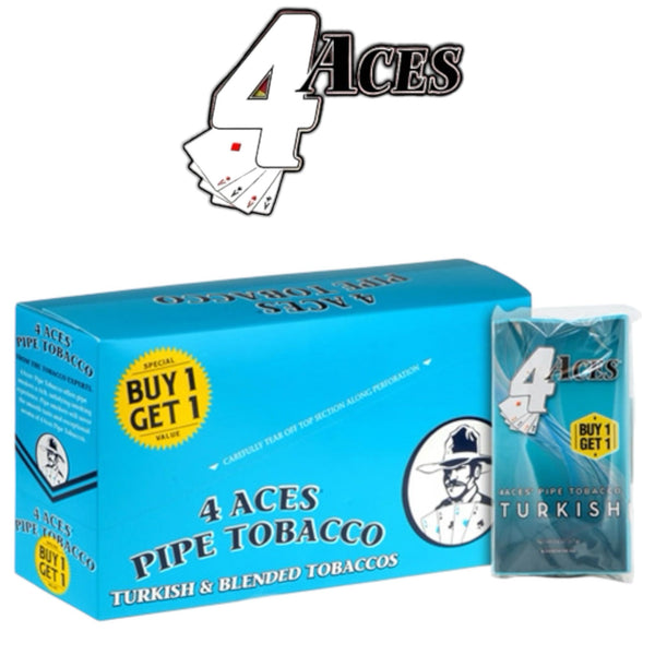 4 Aces- Turkish B1G1 1.2oz Pouch-6ct
