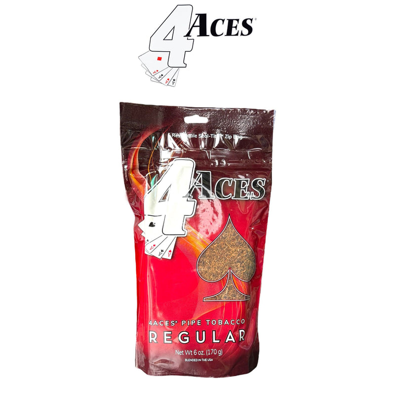 4 Aces Pipe Tobacco Regular- 6oz Pouch