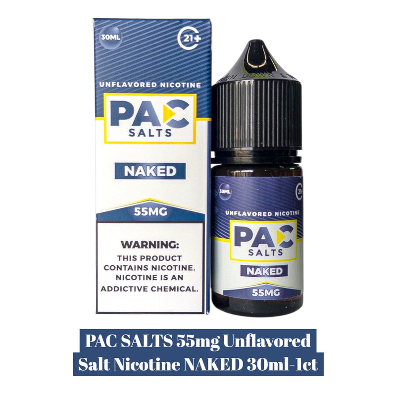 unflavored vape juice near me PAC Salts Unflavored Salt Nicotine 55mg