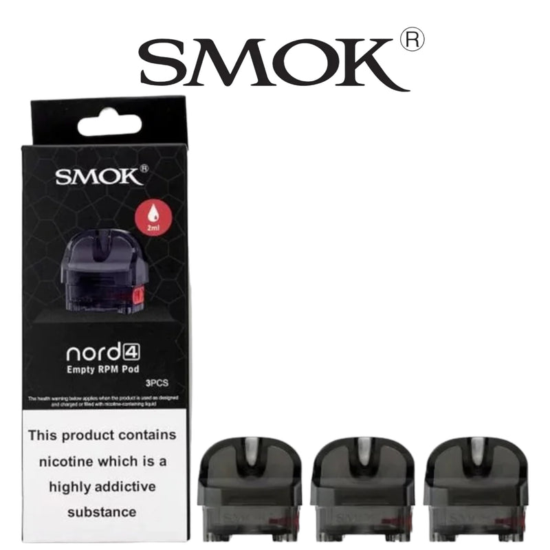 smok nord 4 battery replacement SMOK Nord 4 Replacement Pods-3 pack