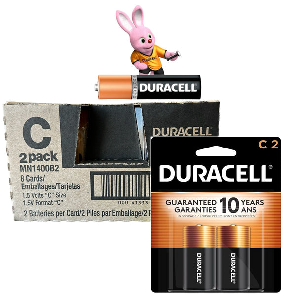 Duracell C2 2pk Coppertop- 8ct