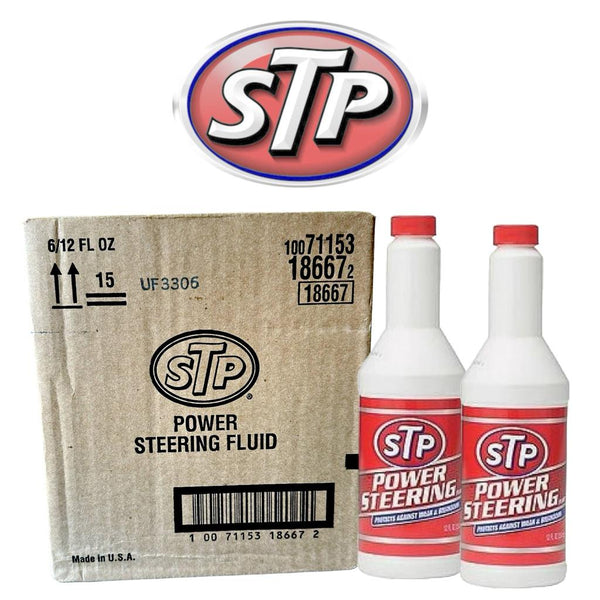 STP Additives 12oz Power Steering Fluid-6
