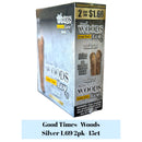 Good Times Woods $1.69 Cigarillos Pouch 2pk Display- 15ct