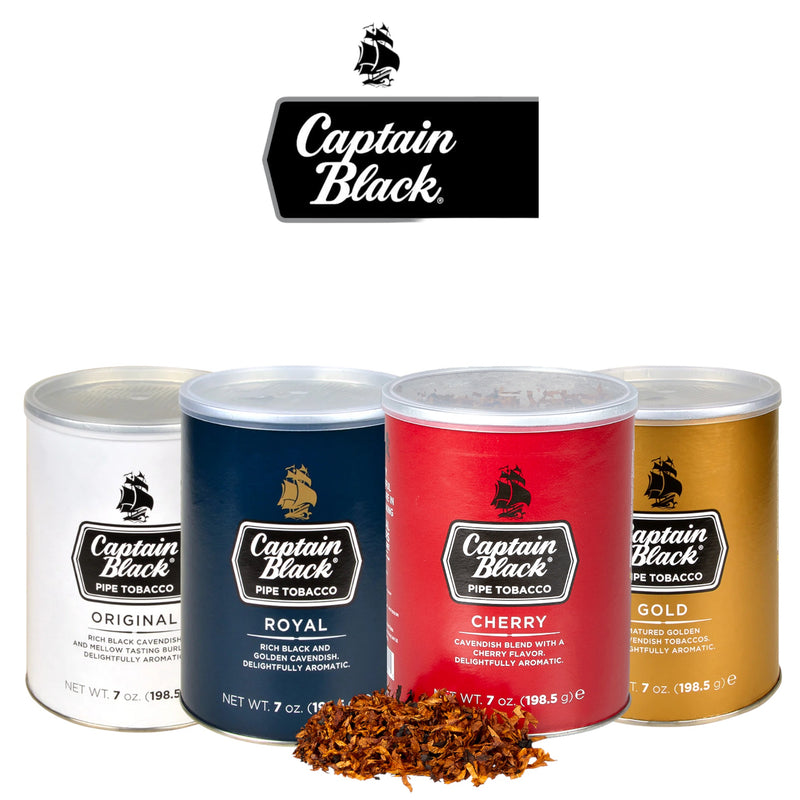 Captain Black Loose Tobacco Can 7.2oz-1ct Captain Black Loose Tobacco Can 7.2oz-1ct