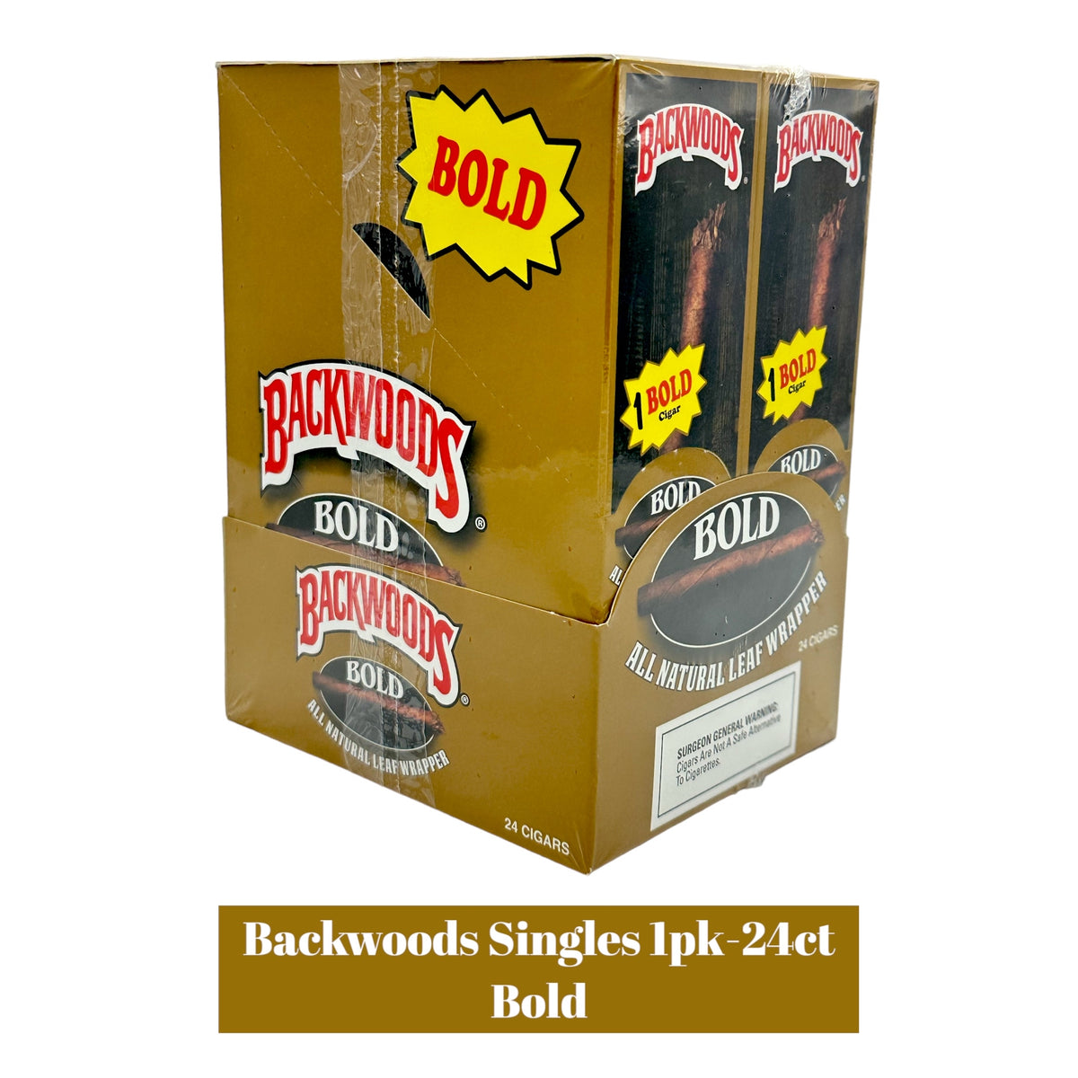 Backwoods Cigars Singles Display- 24ct | SoCAL Distro LLC