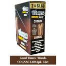Good Times Woods $1.69 Cigarillos Pouch 2pk Display- 15ct