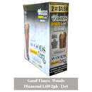 Good Times Woods $1.69 Cigarillos Pouch 2pk Display- 15ct