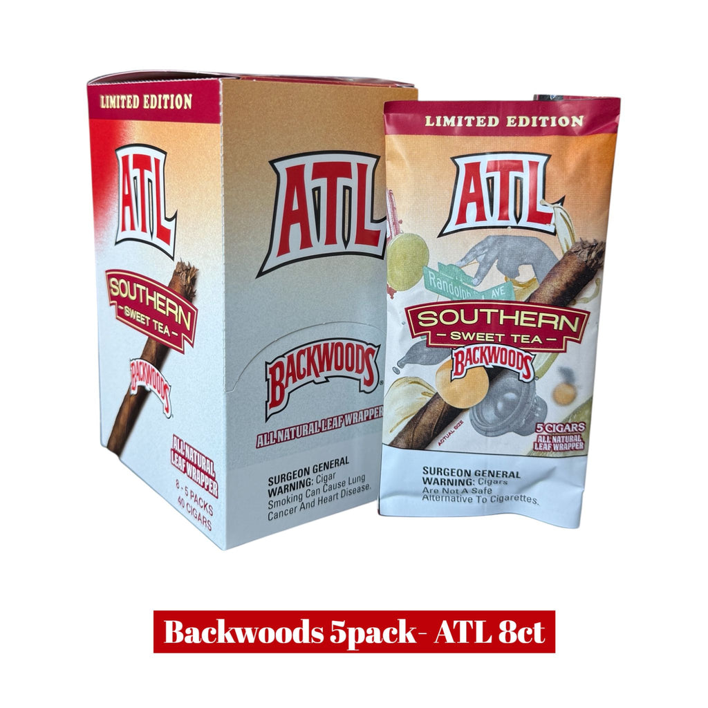 Throwback Backwoods Backwoods Cigars 5pack Display- 8ct