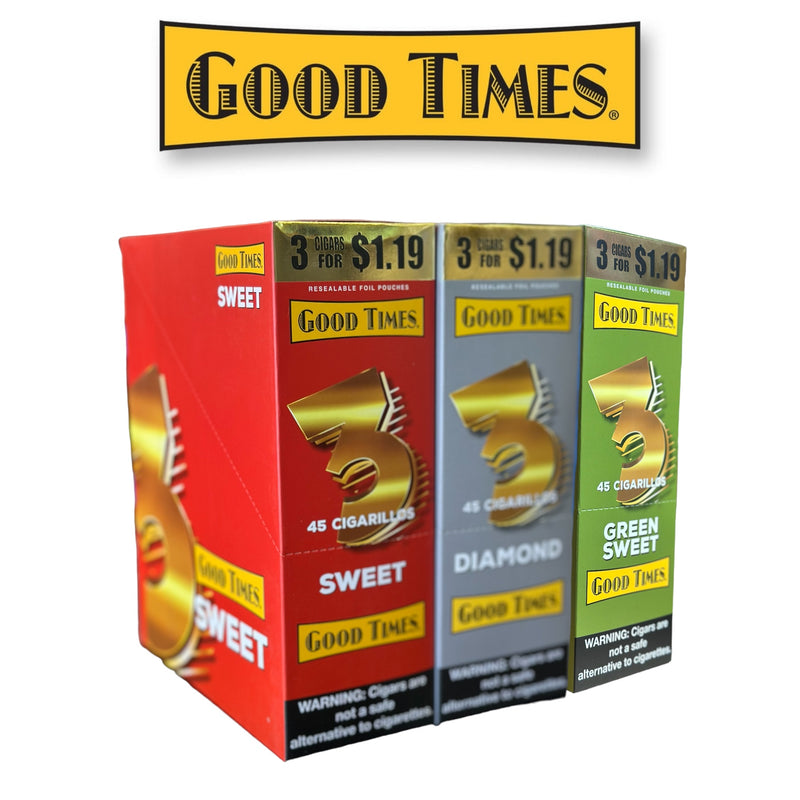 Good Times 3/1.19 Cigarillos Pouch- 15ct