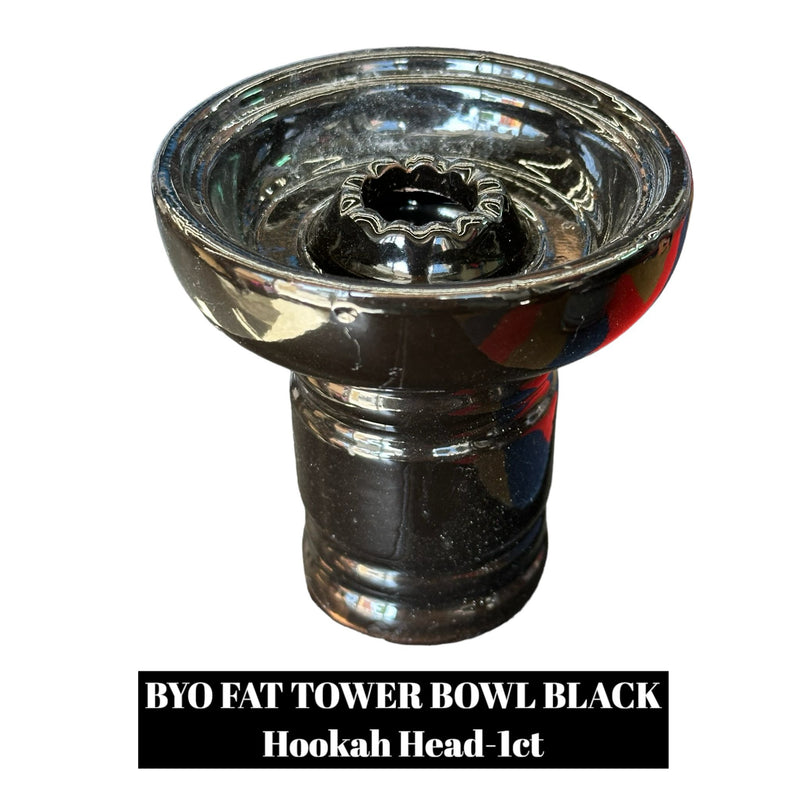 B.Y.O FAT TOWER BOWL Hookah Head-1ct