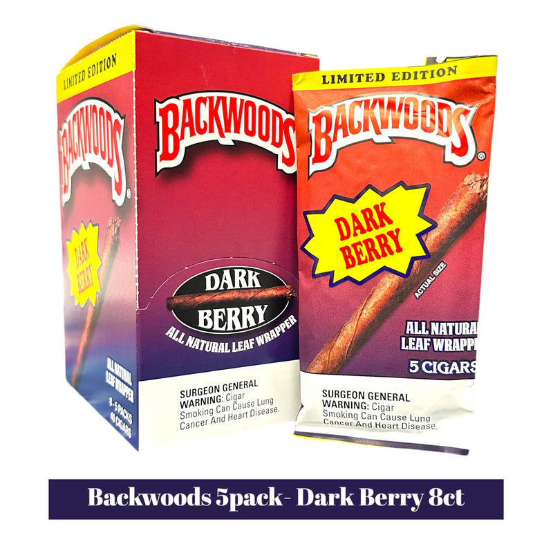 Backwoods Cigars 5pack Display- 8ct