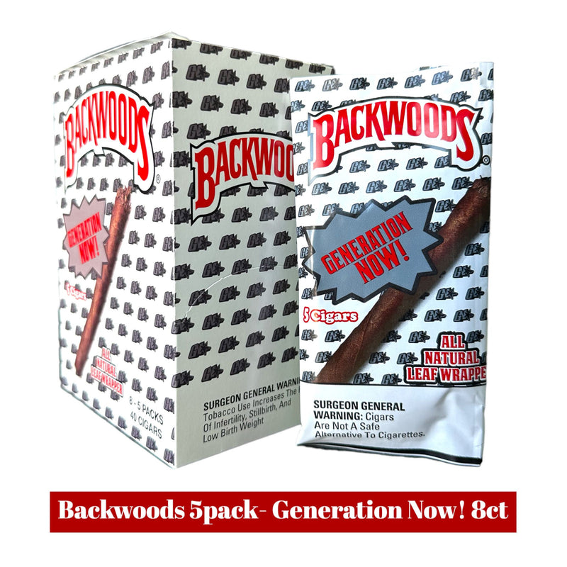 Backwoods Cigars 5pack Display- 8ct