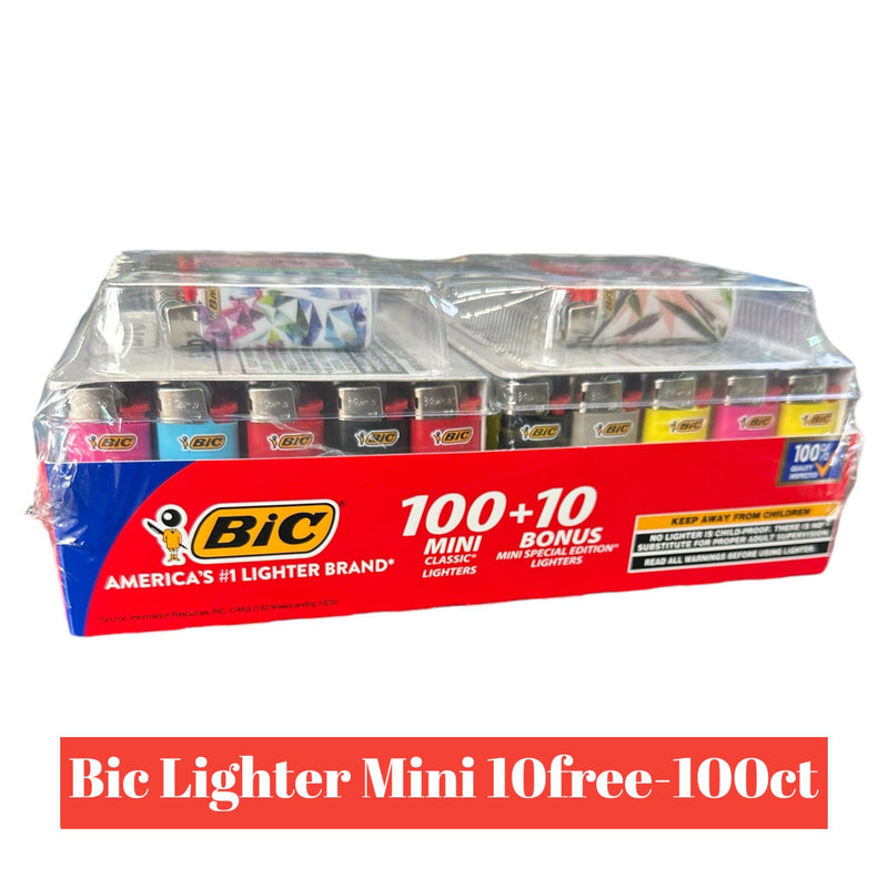 Bic Lighter MINI 10Free- 100ct