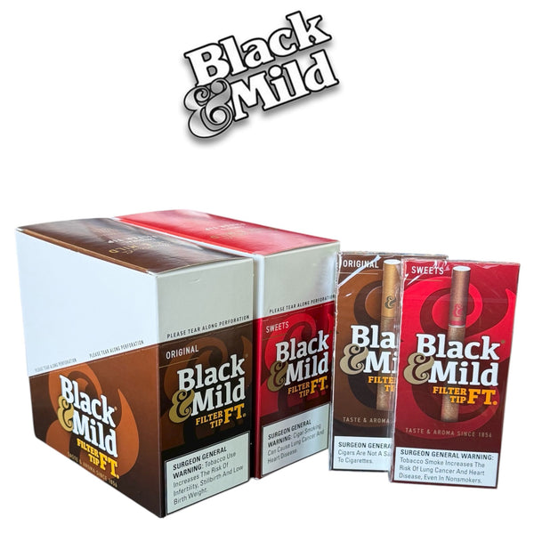 Black & Mild Filter Tip NP 5pk-10ct
