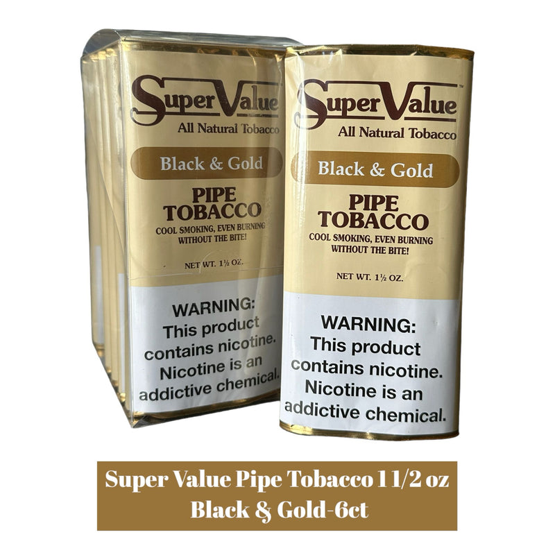 Super Value Pipe Tobacco 1.5 oz -6ct