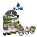 Blink 14392 Glass Jars Bamboo Lid Small-12ct