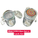 Blink 14394 Glass Jars w/ Latch-12ct