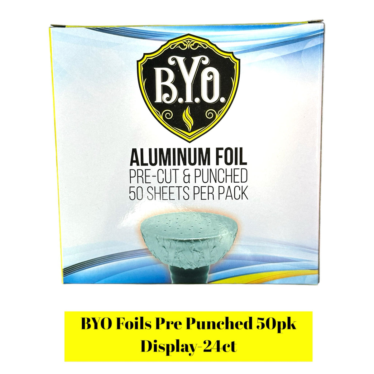 B.Y.O Foils Pre Punched 50pk Display - 24ct | SoCAL Distro LLC