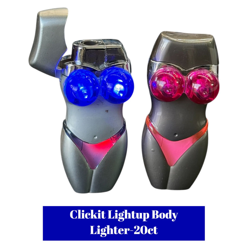 Clickit Lightup Body Lighter- 20ct