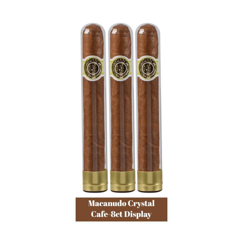 Macanudo Crystal Cafe- 8ct Display