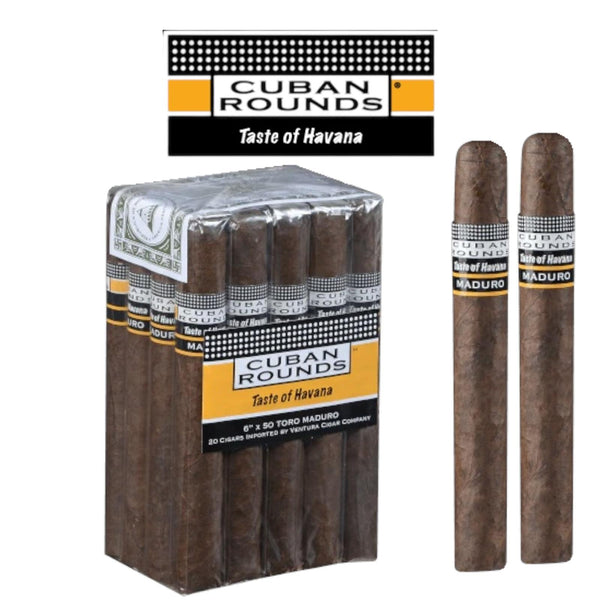 Cuban Rounds Maduro Toro-20ct