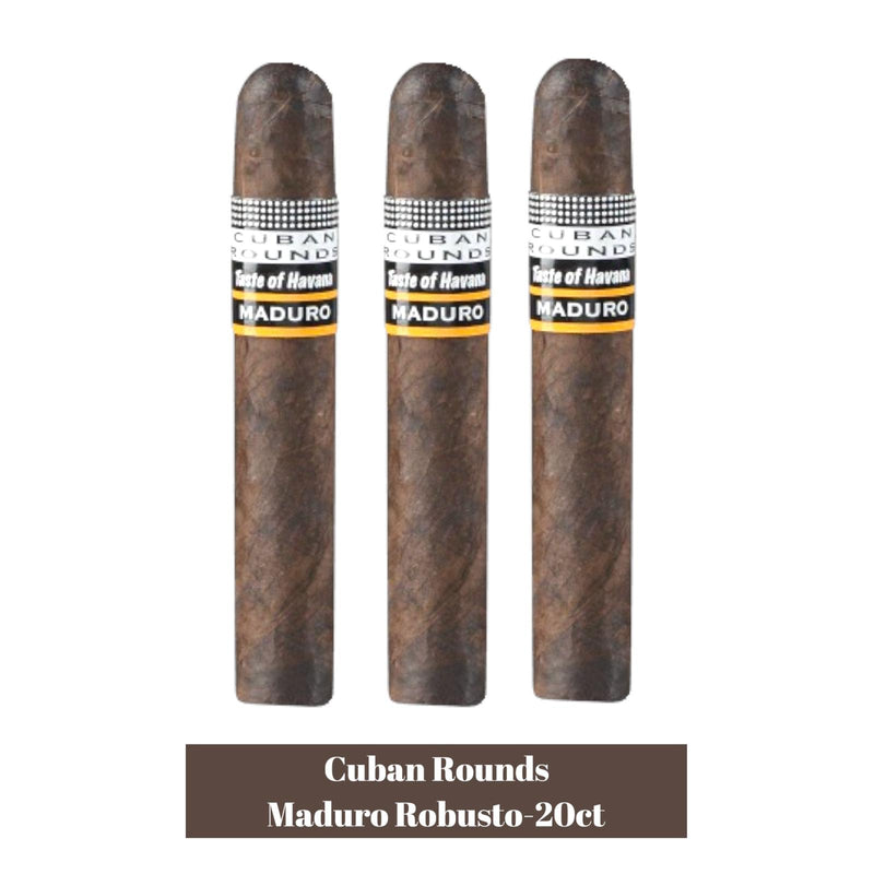 Cuban Rounds Maduro Robusto-20ct