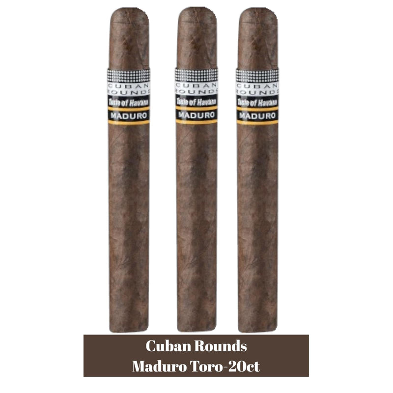 Cuban Rounds Maduro Toro-20ct