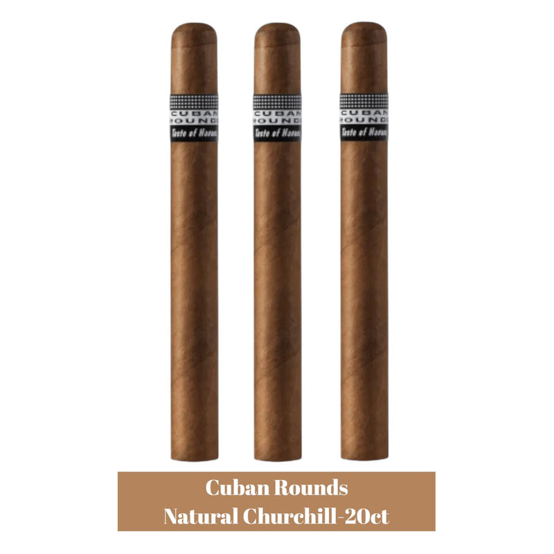 Cuban Rounds Natural Churchill-20ct