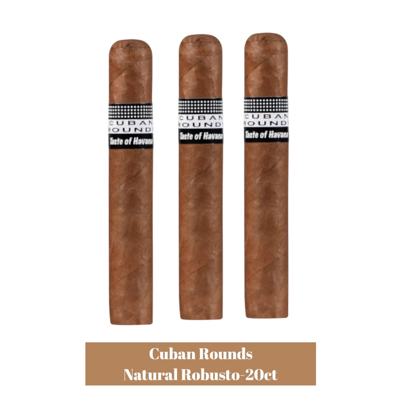 Cuban Rounds Natural Robusto-20ct