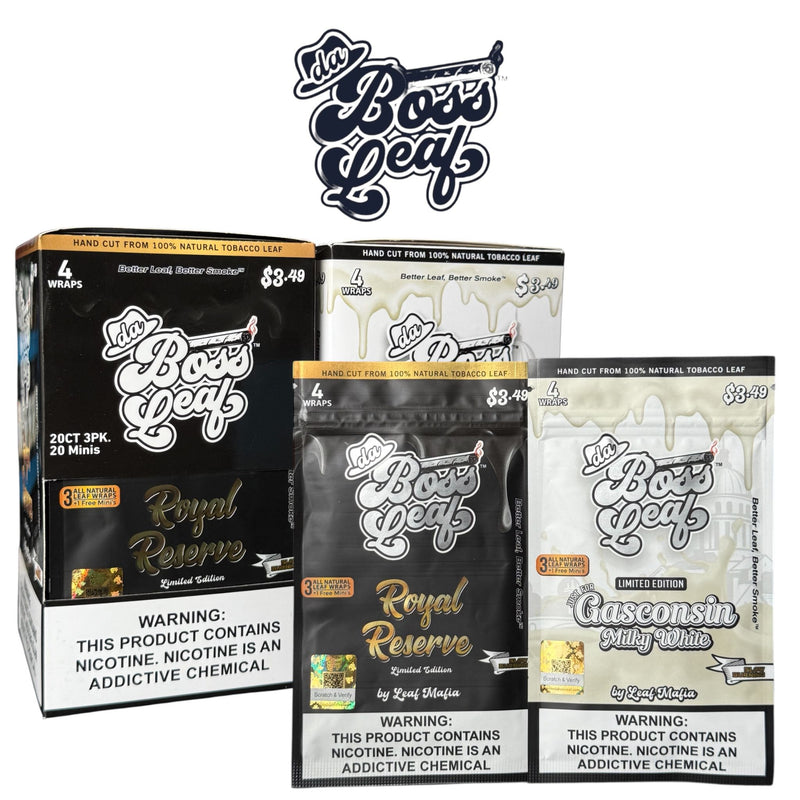 tobacco-free leaf wrap Tobacco Wraps | Natural & Flavored Options Looseleaf Blunt Wraps 40ct Box