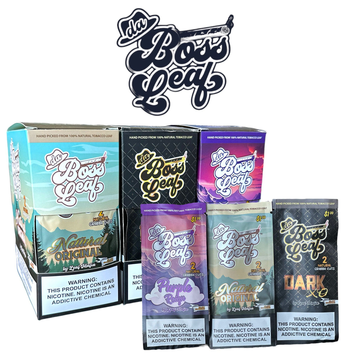 Da Boss Leaf Grabba Cuts 2pk- 25ct | SoCAL Distro LLC
