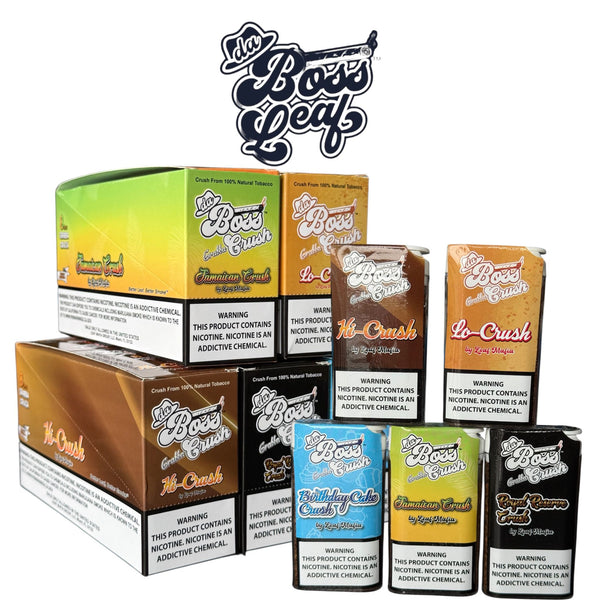 Da Boss Leaf CRUSH Pipe Tobacco -10ct Da Boss Leaf CRUSH Pipe Tobacco -10ct